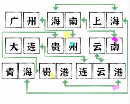 《文字进化》组合城市名通关攻略技巧解析