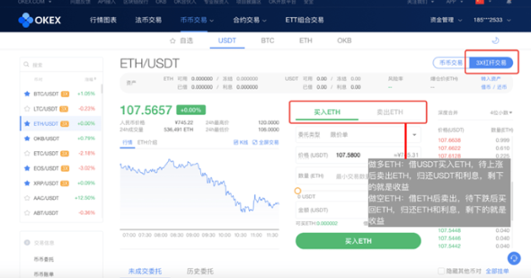 okex币币杠杆最新交易教程