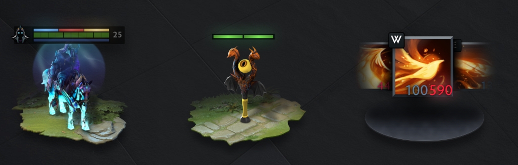 DOTA2版本7.33用户界面：血条护盾、特制血条、生命消耗直观