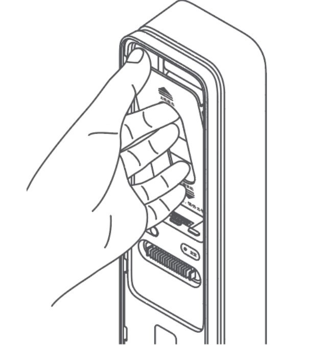《小米智能门锁 M20》换电池教程
