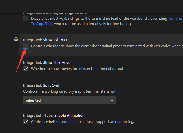 《Vscode》怎么关闭显示退出警报