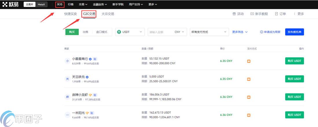 欧易交易所法币交易在哪里 欧易OKX欧易法币交易