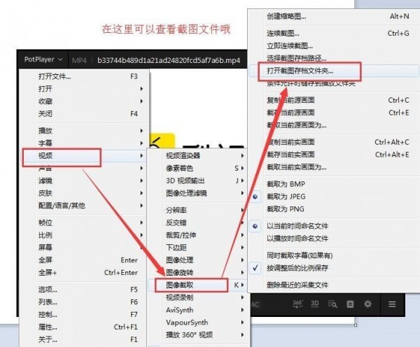 《PotPlayer》视频截图操作方法介绍