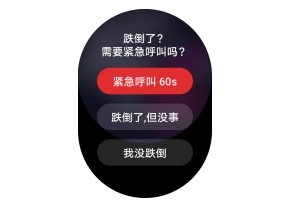 华为WATCH 3 Pro newsos自动和手动发起紧急求助