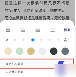 《夸克》怎么设置左右翻页模式？