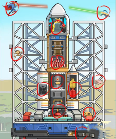 《疯狂梗传》火箭发射通关攻略