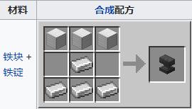 《我的世界》铁砧制作方法介绍