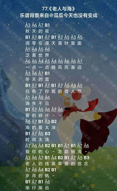 《光遇》老人与海怎么弹？老人与海乐谱推荐