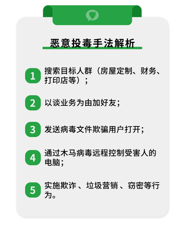 《微信》提醒不要轻易打开他人发送的文件：防止被骗