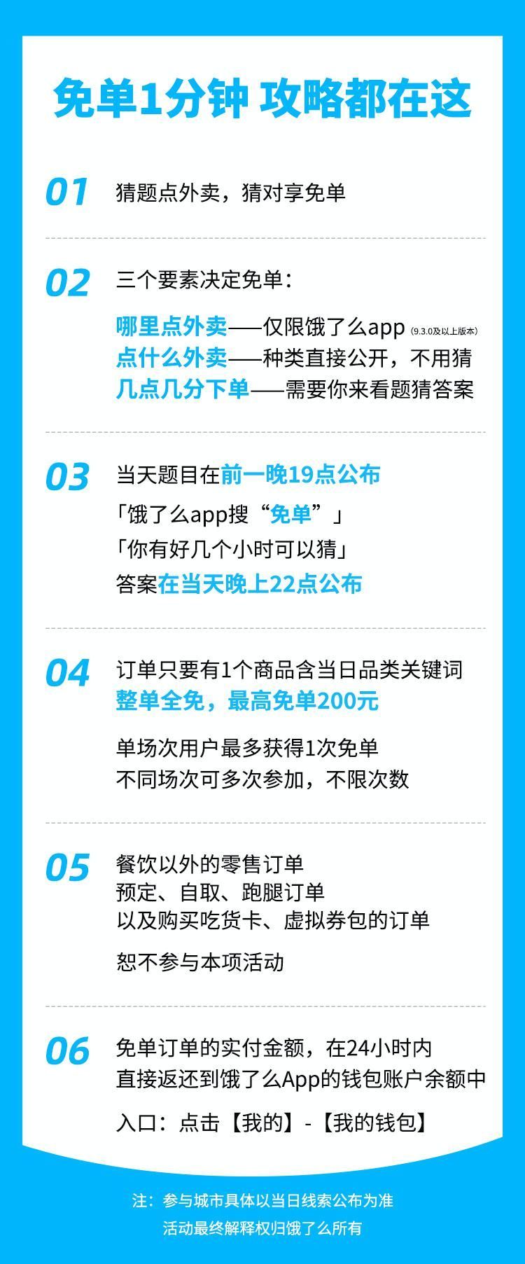 饿了么一分钟免单答案是什么 6月22日一分钟免单时间答案分享