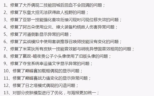 王者荣耀4月20日不停机更新 西施上线史诗级皮肤 部分英雄技能调整