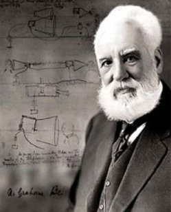 1876年3月7日，Alexander Graham Bell 发明了第一部电话