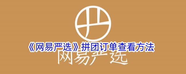 《网易严选》拼团订单查看方法